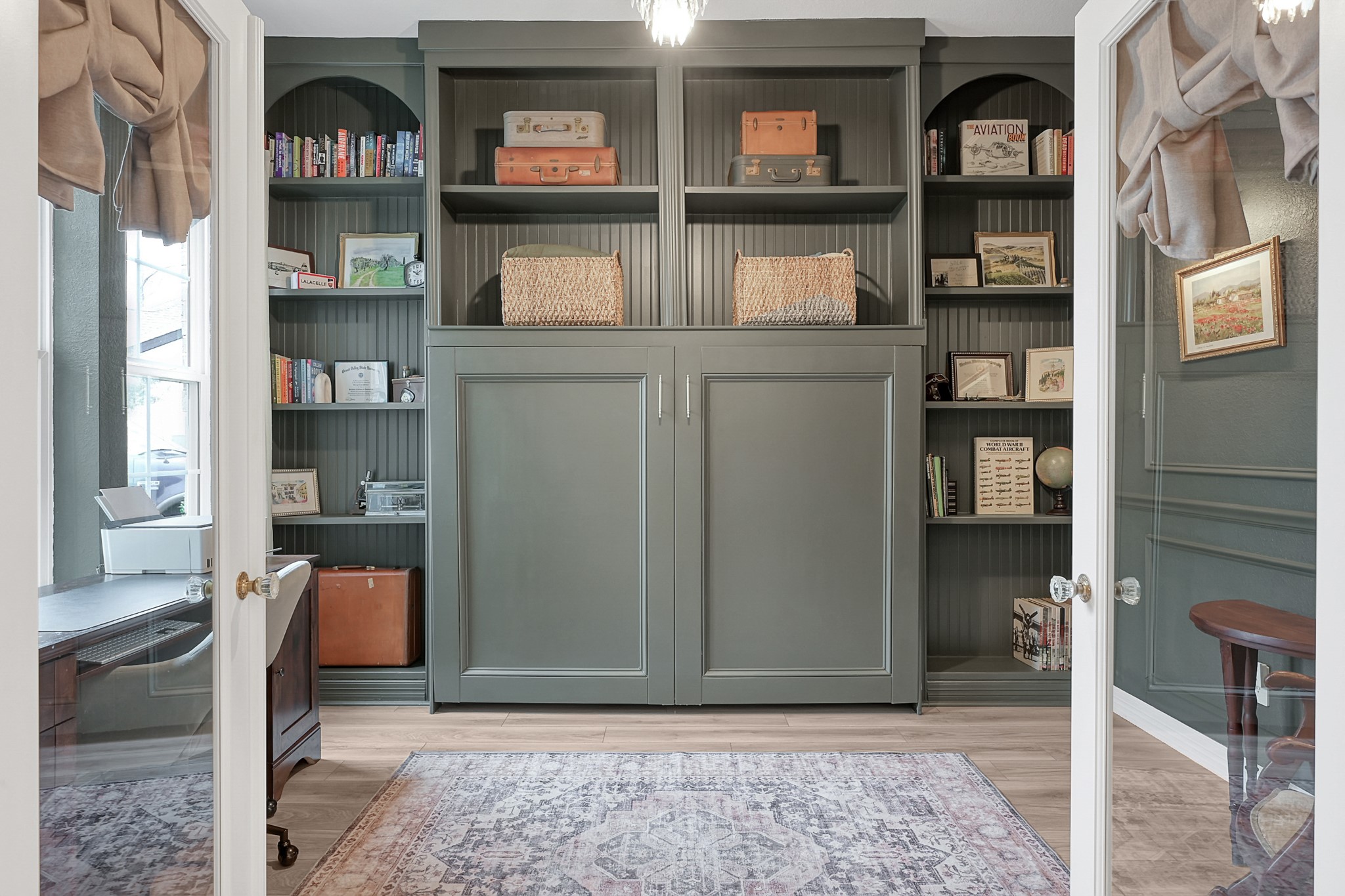 105 Dove Springs Court Conroe, TX 77304 - Photo 6 of 49 a view of a hallway with shelves