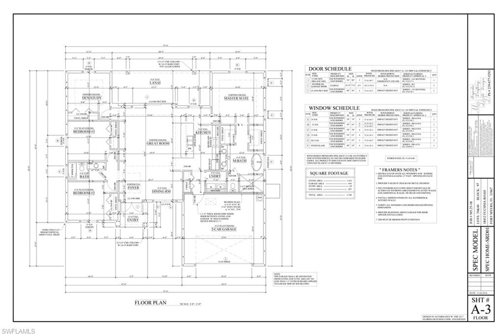 18412 Fuchsia Road Fort Myers, FL 33967 - Photo 21 of 23 a picture of a floor plan