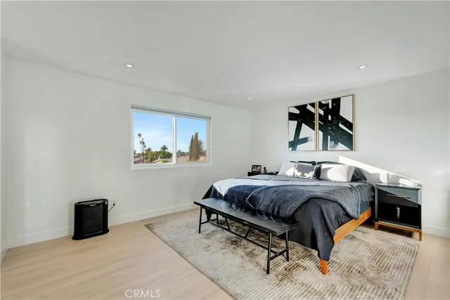 a bathroom with a sink vanity and a mirror