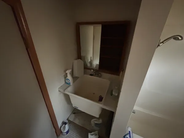 a room with gym equipment