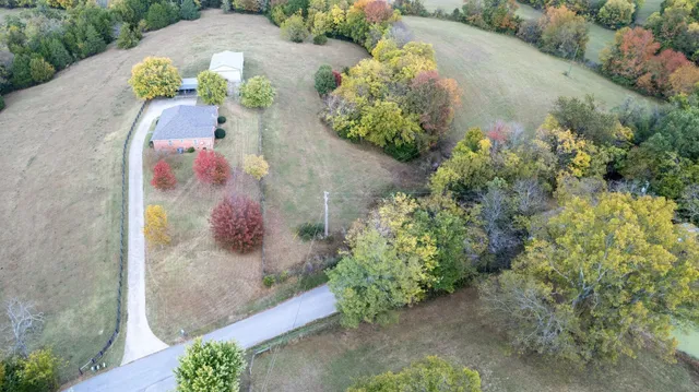 a view of a terrace with a garden
