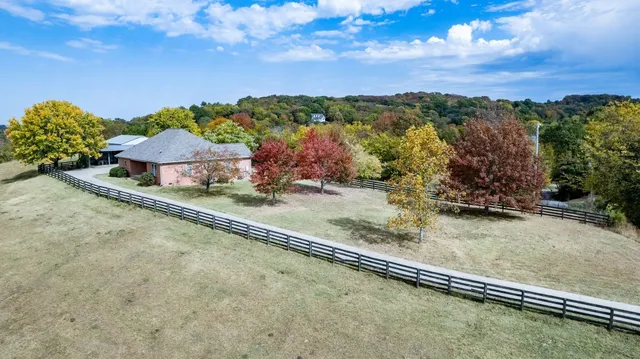 a front view of house with yard
