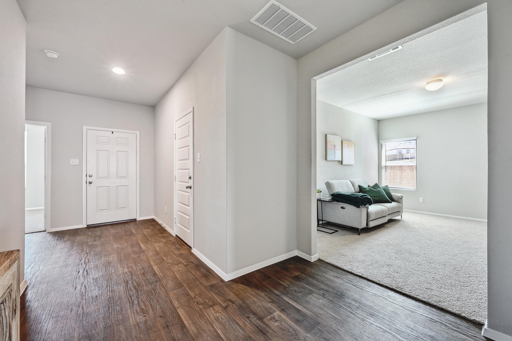 11724 Domenico Cove Austin, TX 78747 - Photo 12 of 26 Entryway welcomes you to 2 bedrooms, garage access and flex space