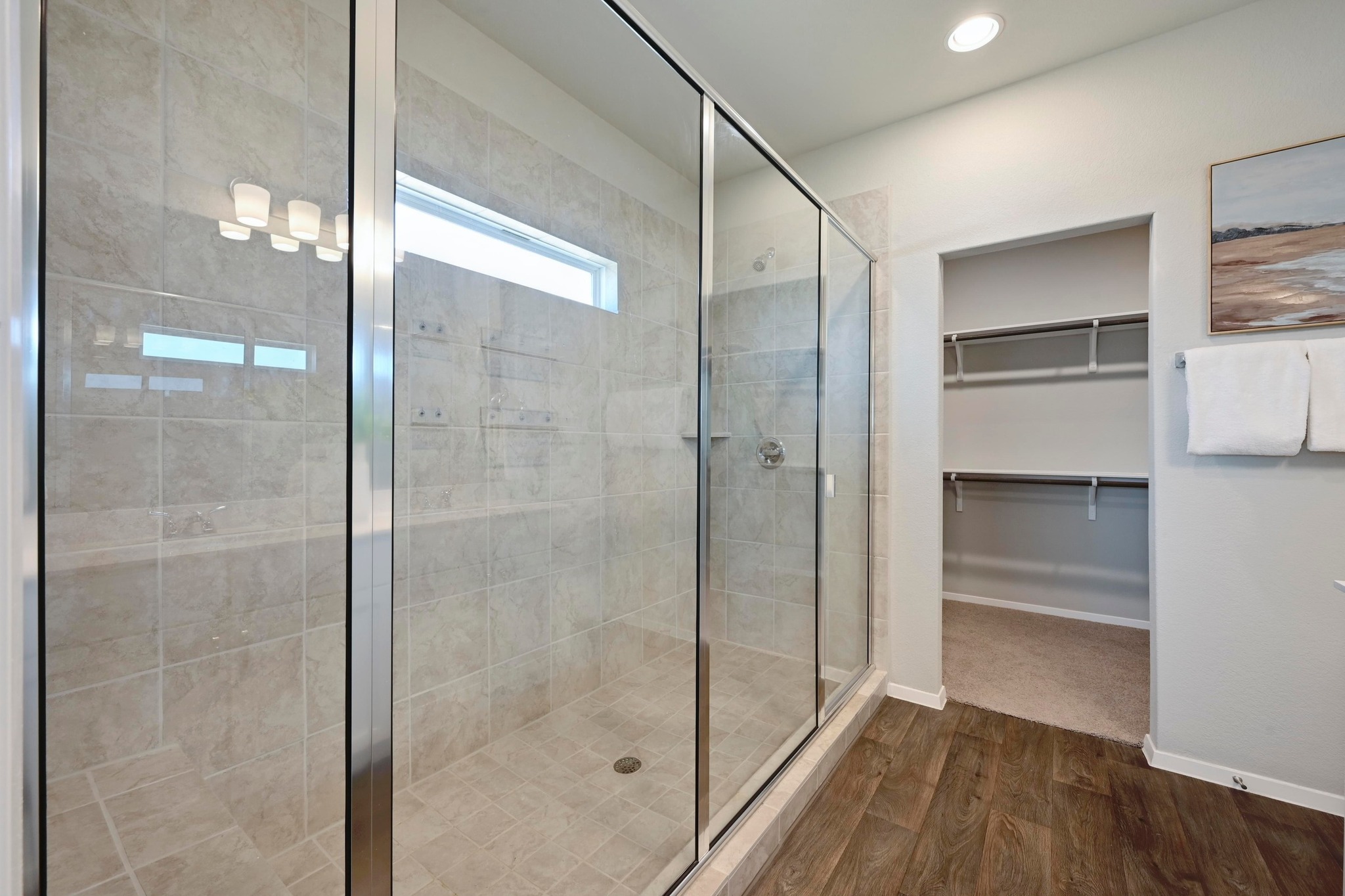 11724 Domenico Cove Austin, TX 78747 - Photo 15 of 26 Primary bathroom, xl walk-in shower