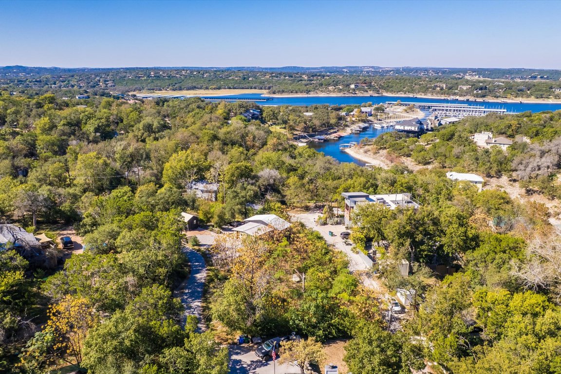 16200 Aqua Azul Path Austin, TX 78734 - Photo 6 of 11 an aerial view of residential building with outdoor space and trees