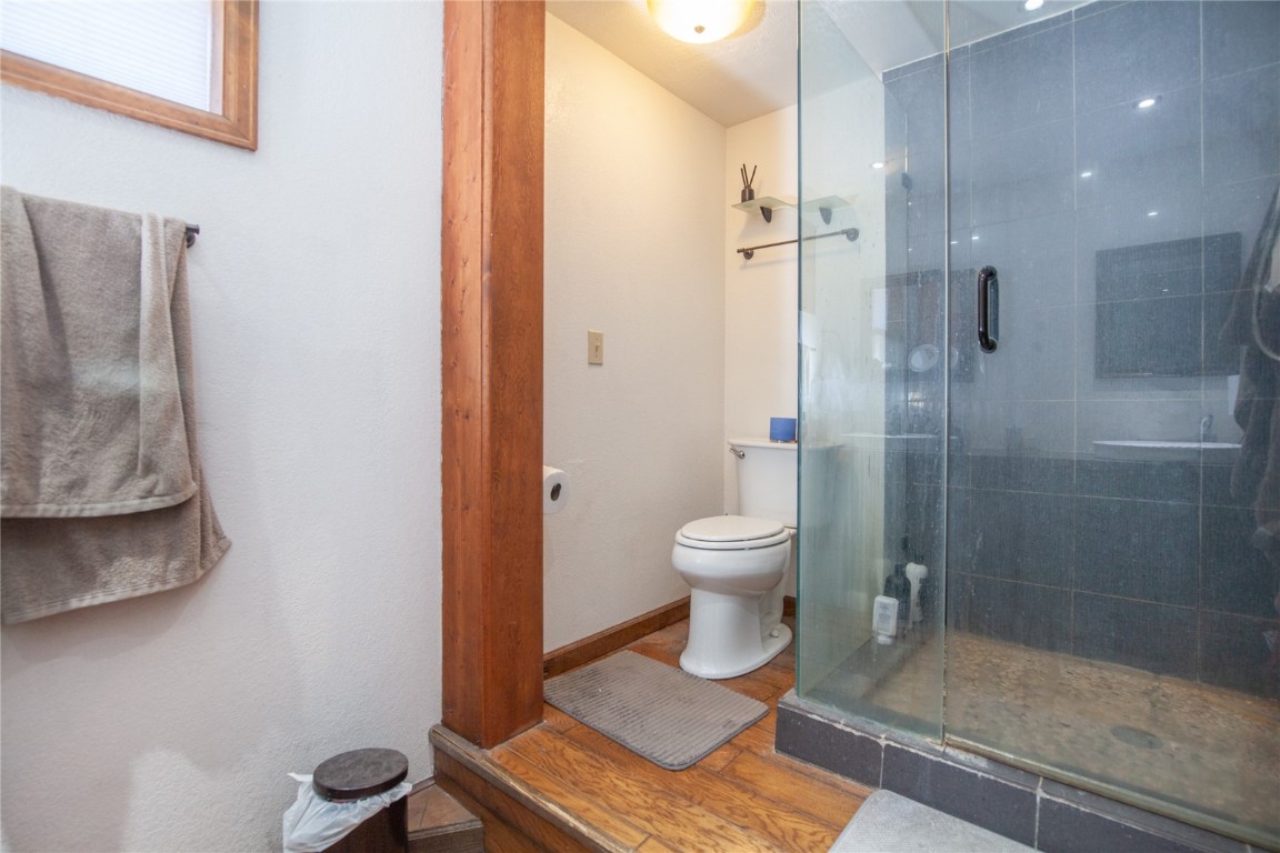 97 Rd G Silverthorne, CO 80498 - Photo 18 of 26 a bathroom with a toilet and a shower