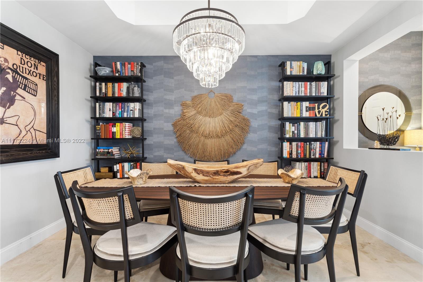 7682 Southwest 54th Avenue Miami, FL 33143 - Photo 7 of 37 a dining room with furniture and wooden floor