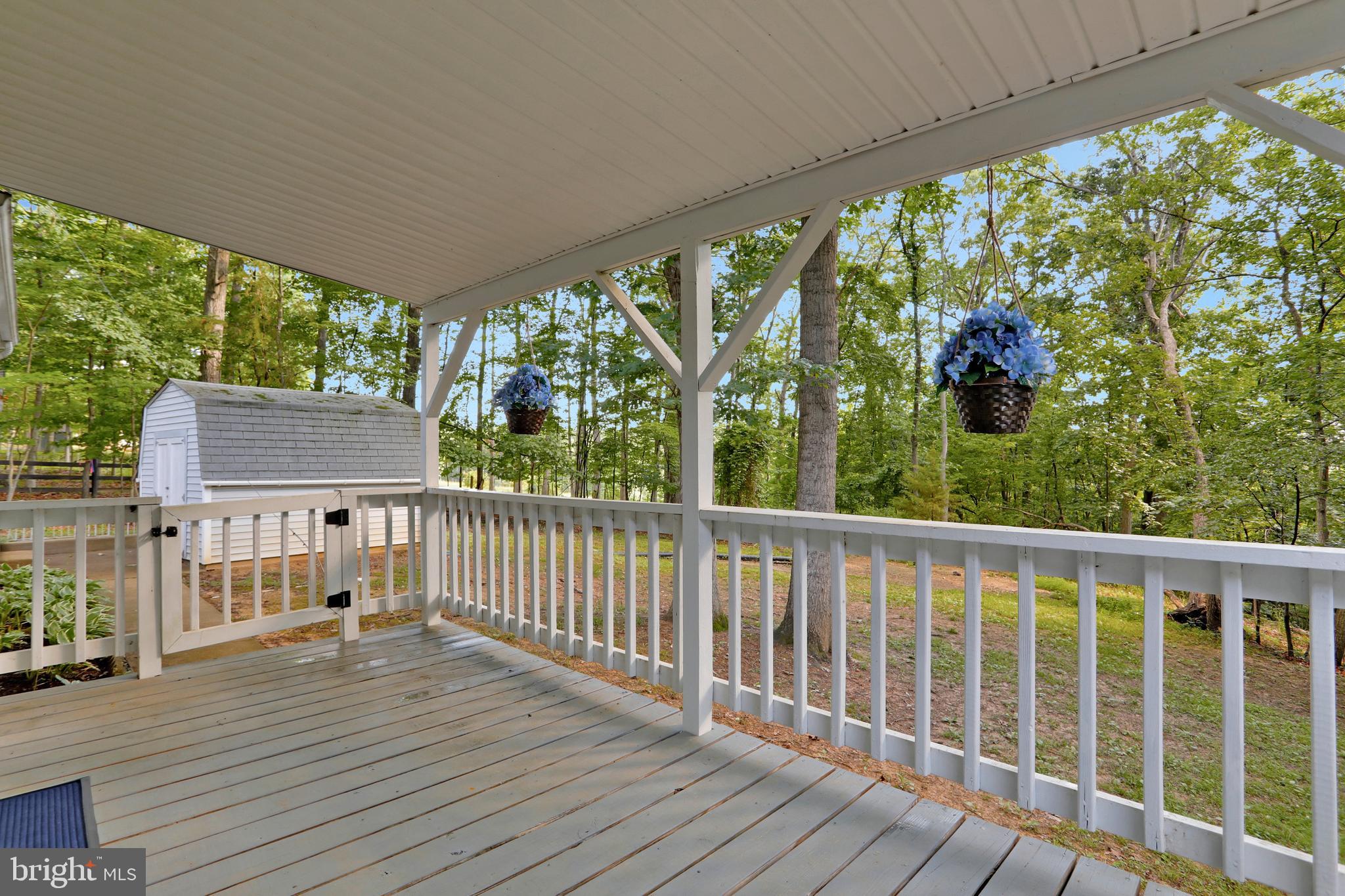 495 Downing Farm Road Front Royal, VA 22630 - Photo 7 of 36 Private covered Rear deck