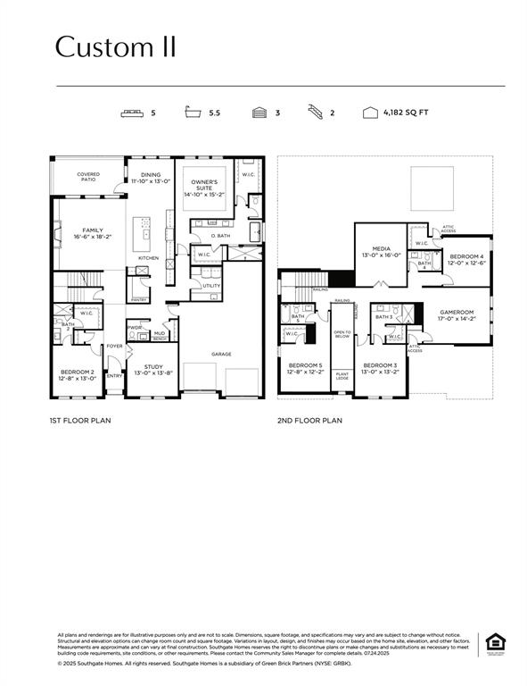 2540 Harpole Road Prosper, TX 75078 - Photo 5 of 9 Featuring an open and flowing living area, spacious bedrooms and outstanding entertaining spaces, our Custom II floor plan offers everything you have been searching for in a forever home!
