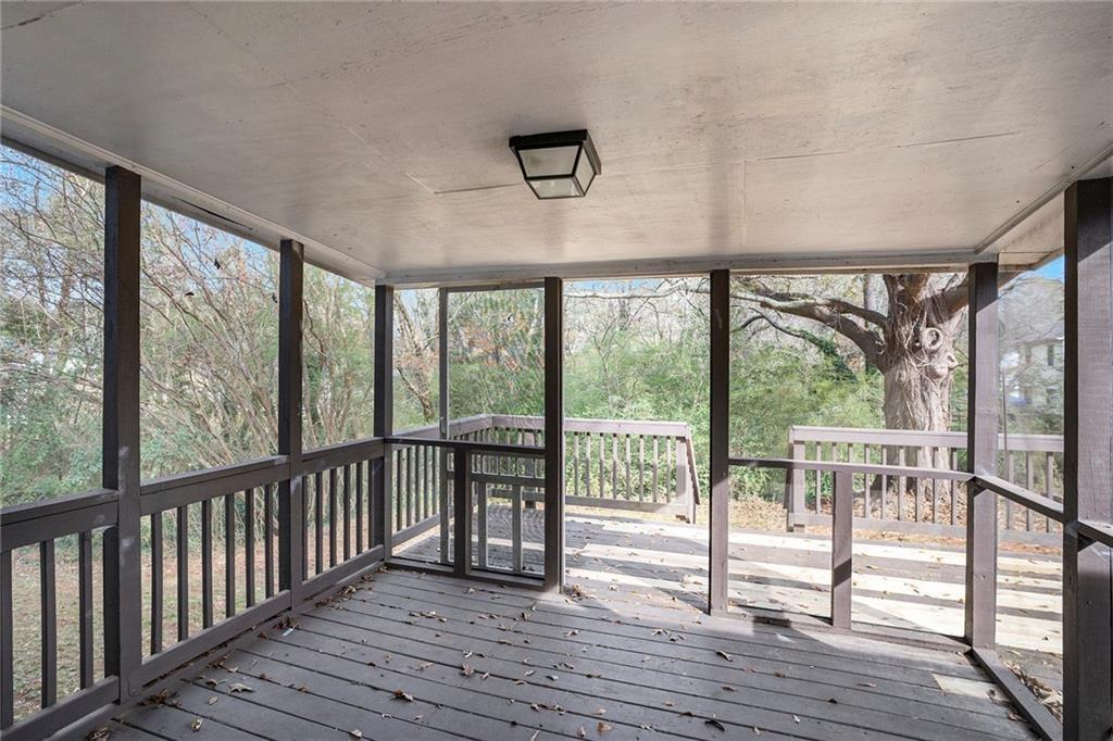 676 Tarkington Road South Stone Mountain, GA 30088 - Photo 18 of 20 a view of a city from a balcony