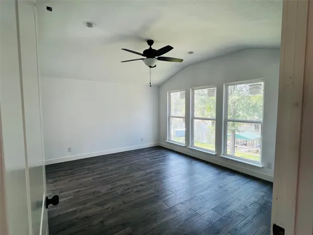 wooden floor in an empty room