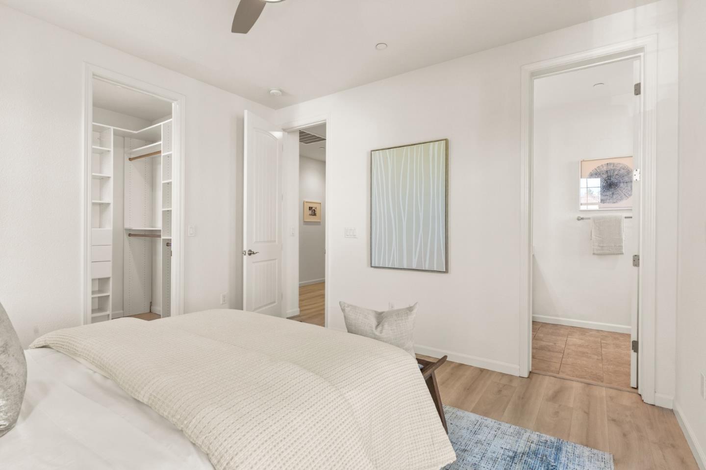 39829 Pelton Terrace Newark, CA 94560 - Photo 12 of 20 a bedroom with a bed and a mirror