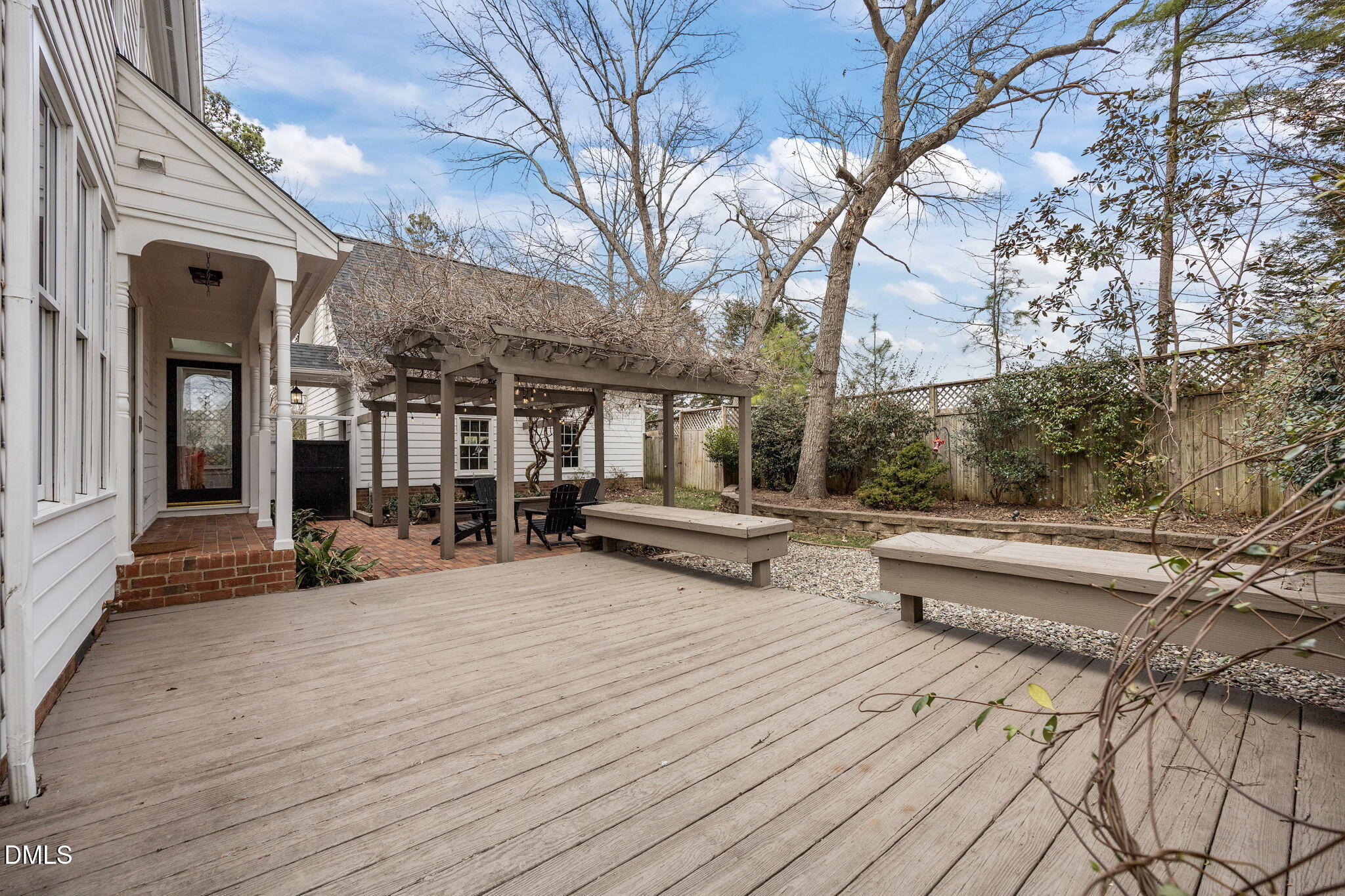 8805 Mourning Dove Road Raleigh, NC 27615 - Photo 40 of 55 a view of a terrace with sitting area