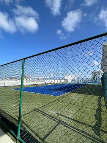 a view of a tennis court