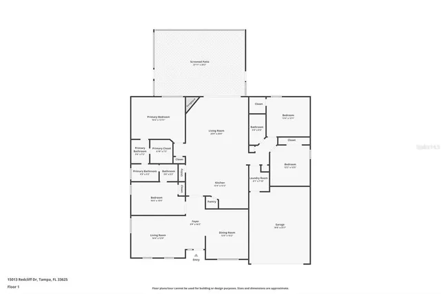 $498,000 | 15013 Redcliff Drive, Tampa, FL 33625