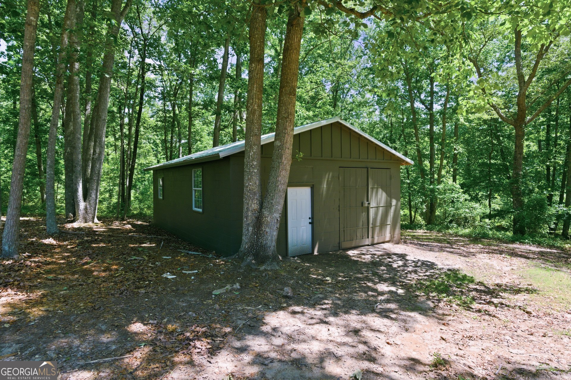 5938 Ridgeway Road Franklin, GA 30217 - Photo 39 of 41 a backyard of a house with lots of green space