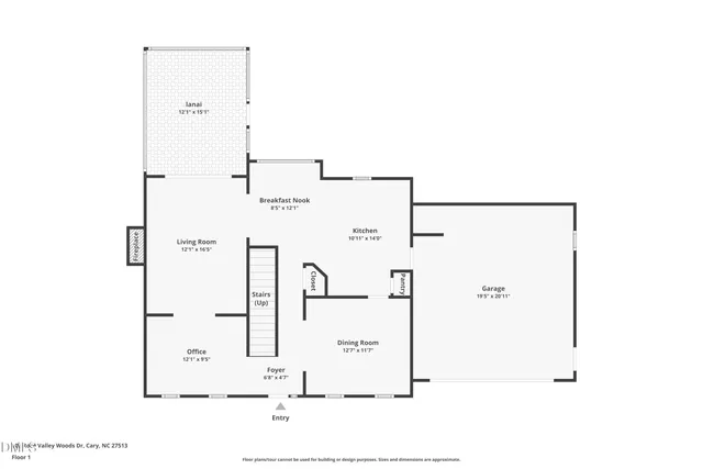 $630,000 | 102 Rose Valley Woods Drive, Cary, NC 27513
