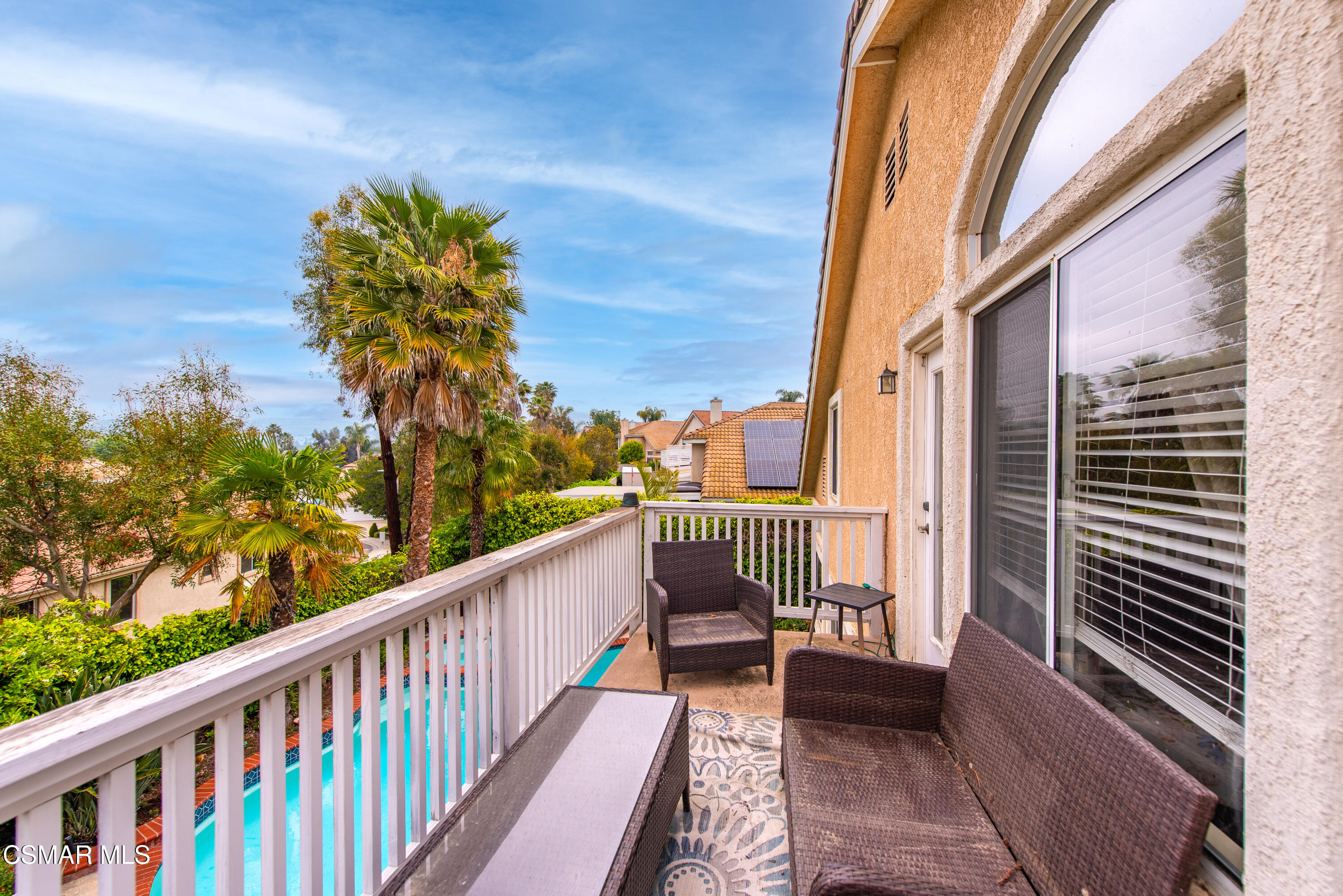295 Cliffwood Drive Simi Valley, CA 93065 - Photo 37 of 49 a view of a balcony with chairs