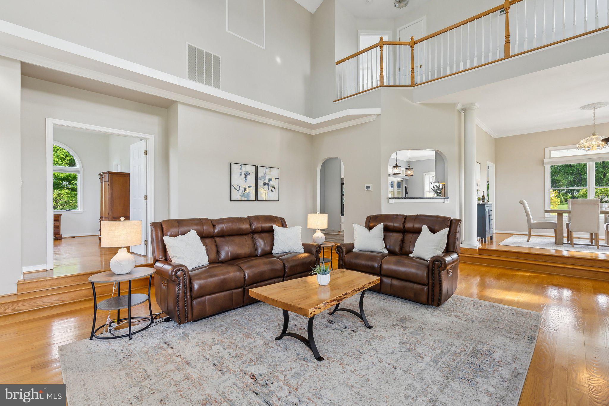 20437 Peach Tree Road Dickerson, MD 20842 - Photo 18 of 53 a living room with furniture and a fireplace