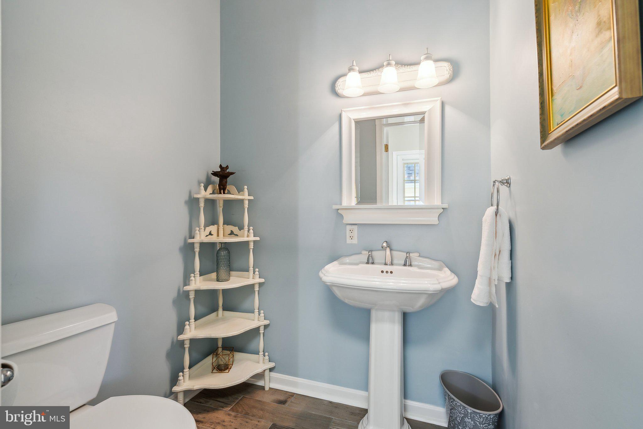 20437 Peach Tree Road Dickerson, MD 20842 - Photo 20 of 53 a bathroom with a sink a toilet and a mirror
