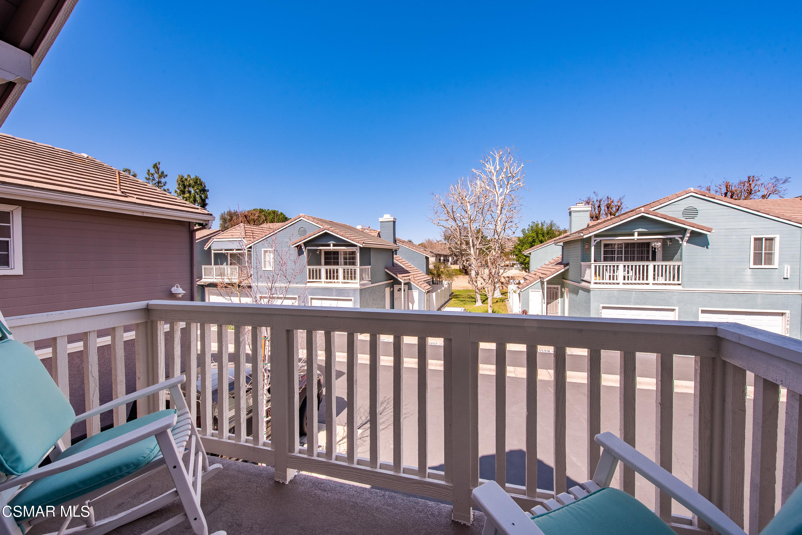 1940 Rory Lane, Unit 3 Simi Valley, CA 93063 - Photo 16 of 33 a view of a balcony with wooden fence