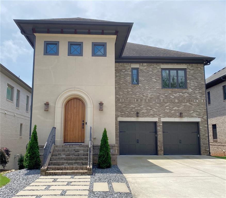 a house view with a outdoor space