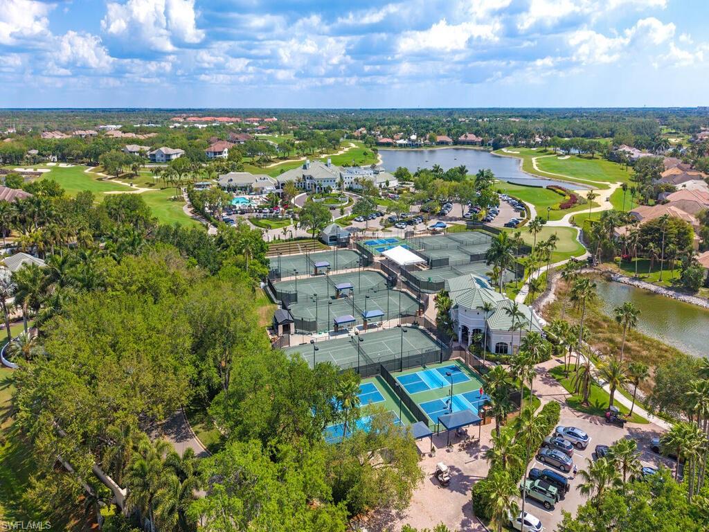 4415 Dover Court, Unit 504 Naples, FL 34105 - Photo 19 of 21 an aerial view of residential houses with outdoor space and ocean view