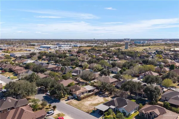 an aerial view of a city with lots of residential buildings