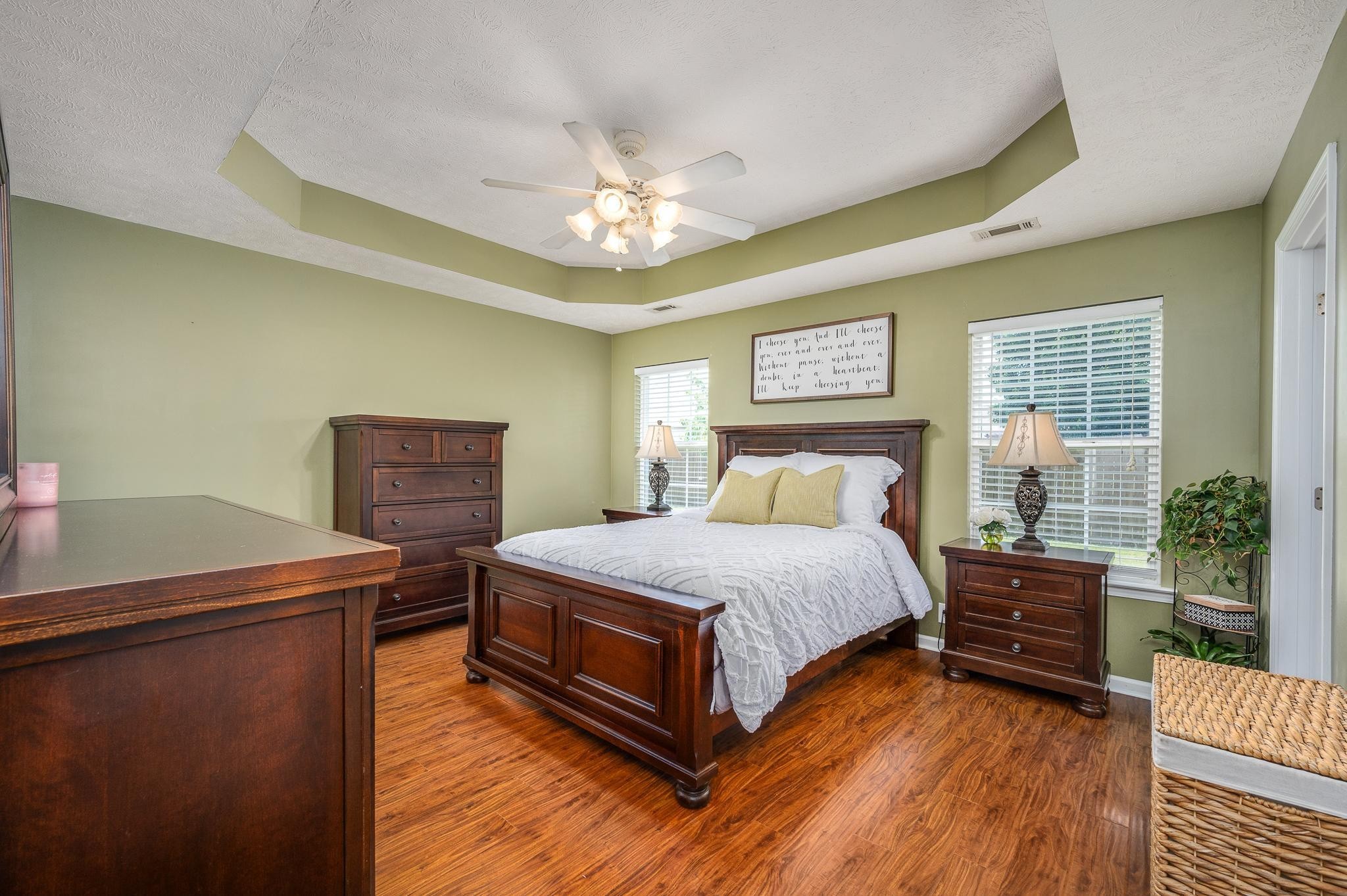 5039 Midland Fosterville Road Bell Buckle, TN 37020 - Photo 15 of 32 a spacious bedroom with a bed and a table in it