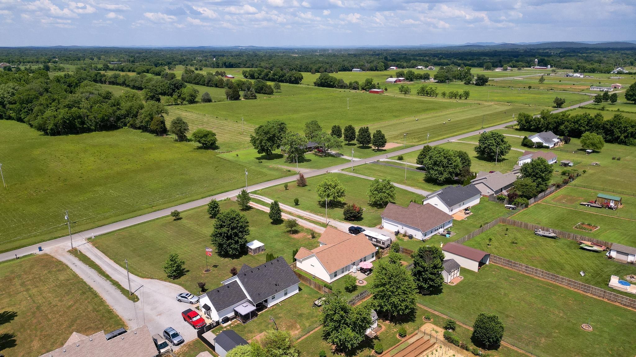5039 Midland Fosterville Road Bell Buckle, TN 37020 - Photo 26 of 32 an aerial view of a house