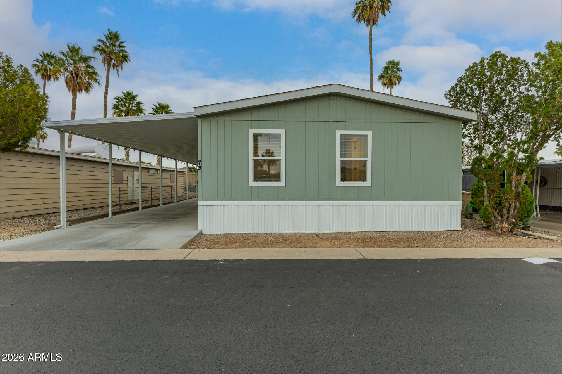 a view of a house with a outdoor space