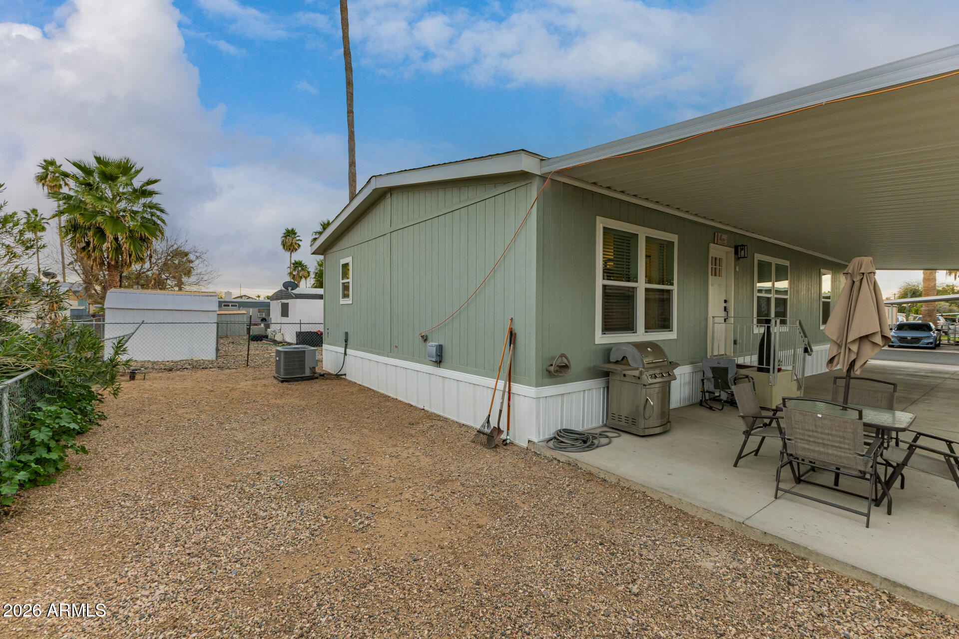 19401 North 7th Street, Unit 73 Phoenix, AZ 85024 - Photo 29 of 30 a view of backyard with outdoor seating and plants