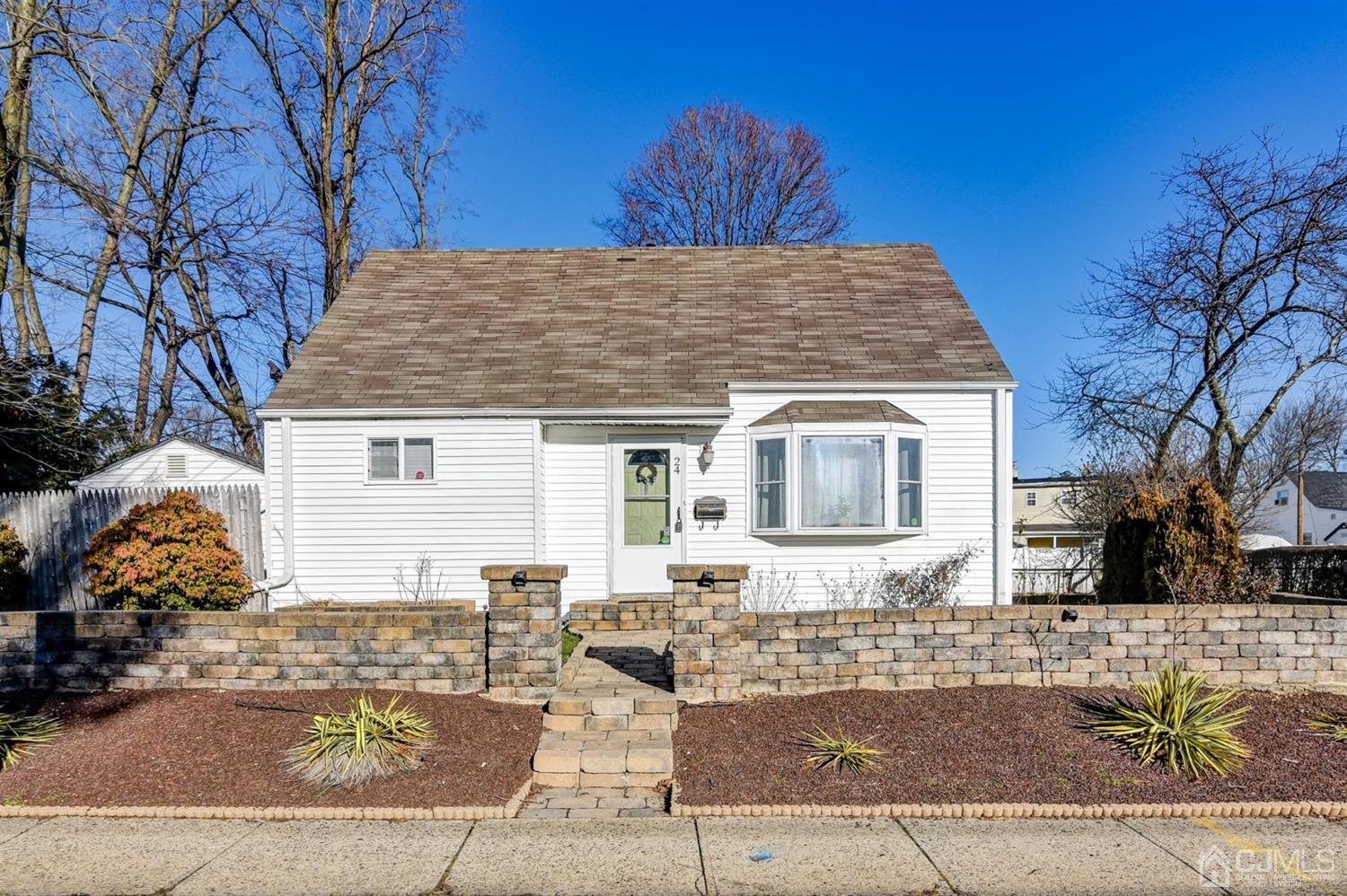 a view of a house with a patio