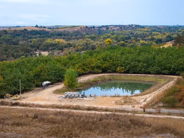 an aerial view of a houses