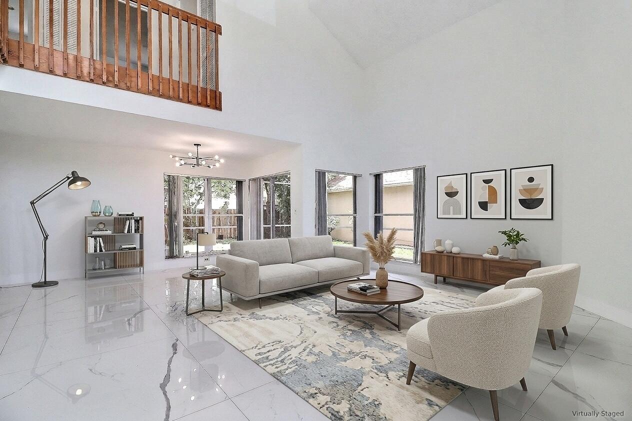 9401 Aegean Drive Boca Raton, FL 33496 - Photo 2 of 27 Living Room Staged