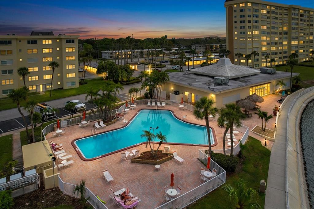 4650 Cove Circle, Unit 209 St. Petersburg, FL 33708 - Photo 39 of 54 an aerial view of a house with outdoor space