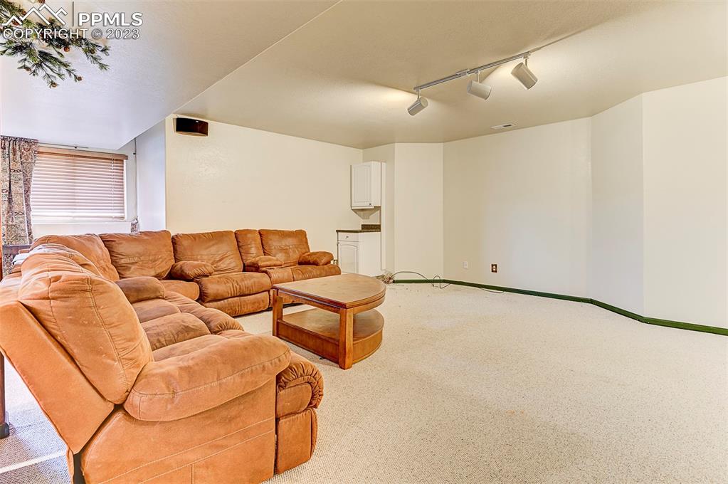 750 Bowstring Road Monument, CO 80132 - Photo 22 of 34 a living room with a couch and a potted plant