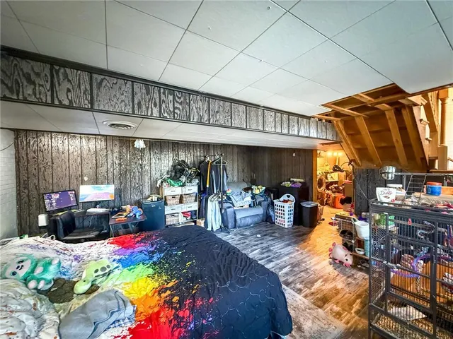 a outdoor space with furniture