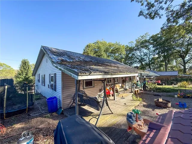 a view of a house with sitting area