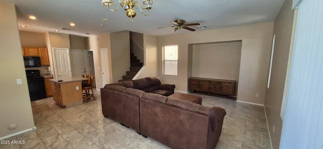 a front view of a house with garage