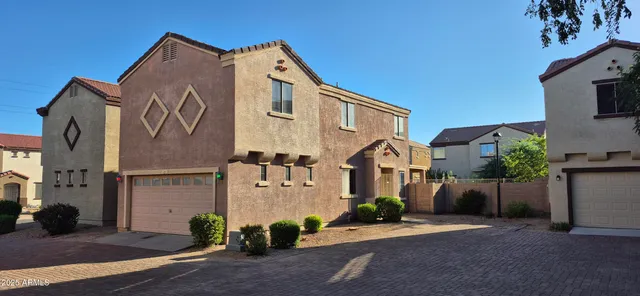 a view of a house with many windows