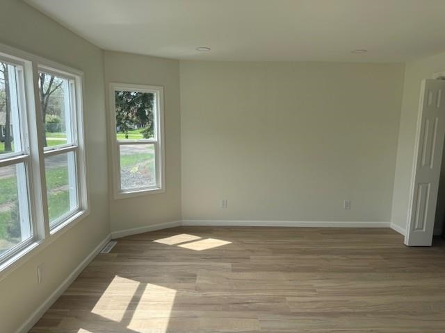 314 South High Street Granville, IL 61326 - Photo 12 of 22 a view of empty room with wooden floor and fan
