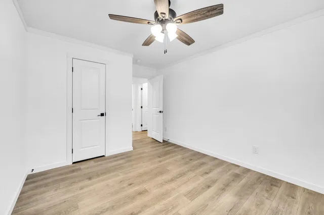 wooden floor in an empty room
