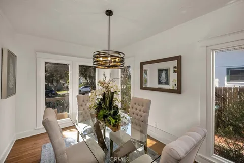 a view of a livingroom with furniture and window