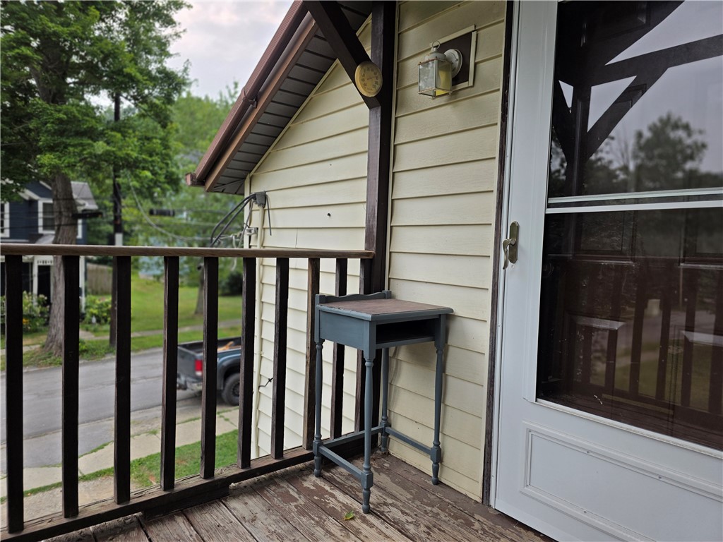 7 Weld Street Naples, NY 14512 - Photo 14 of 36 Porch on upstairs apartment