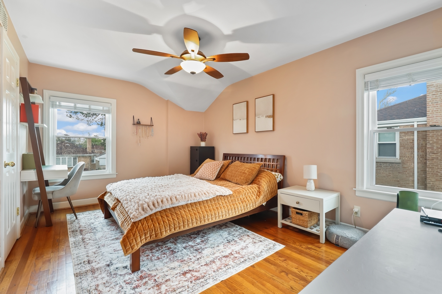 2357 South 3rd Avenue North Riverside, IL 60546 - Photo 10 of 28 a bedroom with a bed and a chandelier