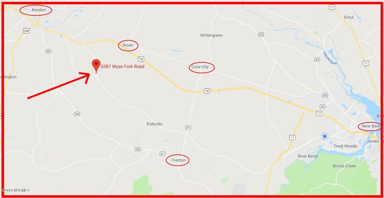 5387 Wyse Fork Road Dover, NC 28526 - Photo 18 of 18 site map