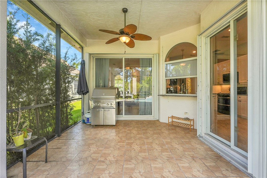 715 Southwest Munjack Circle Port St. Lucie, FL 34986 - Photo 25 of 36 a view of a porch and garden