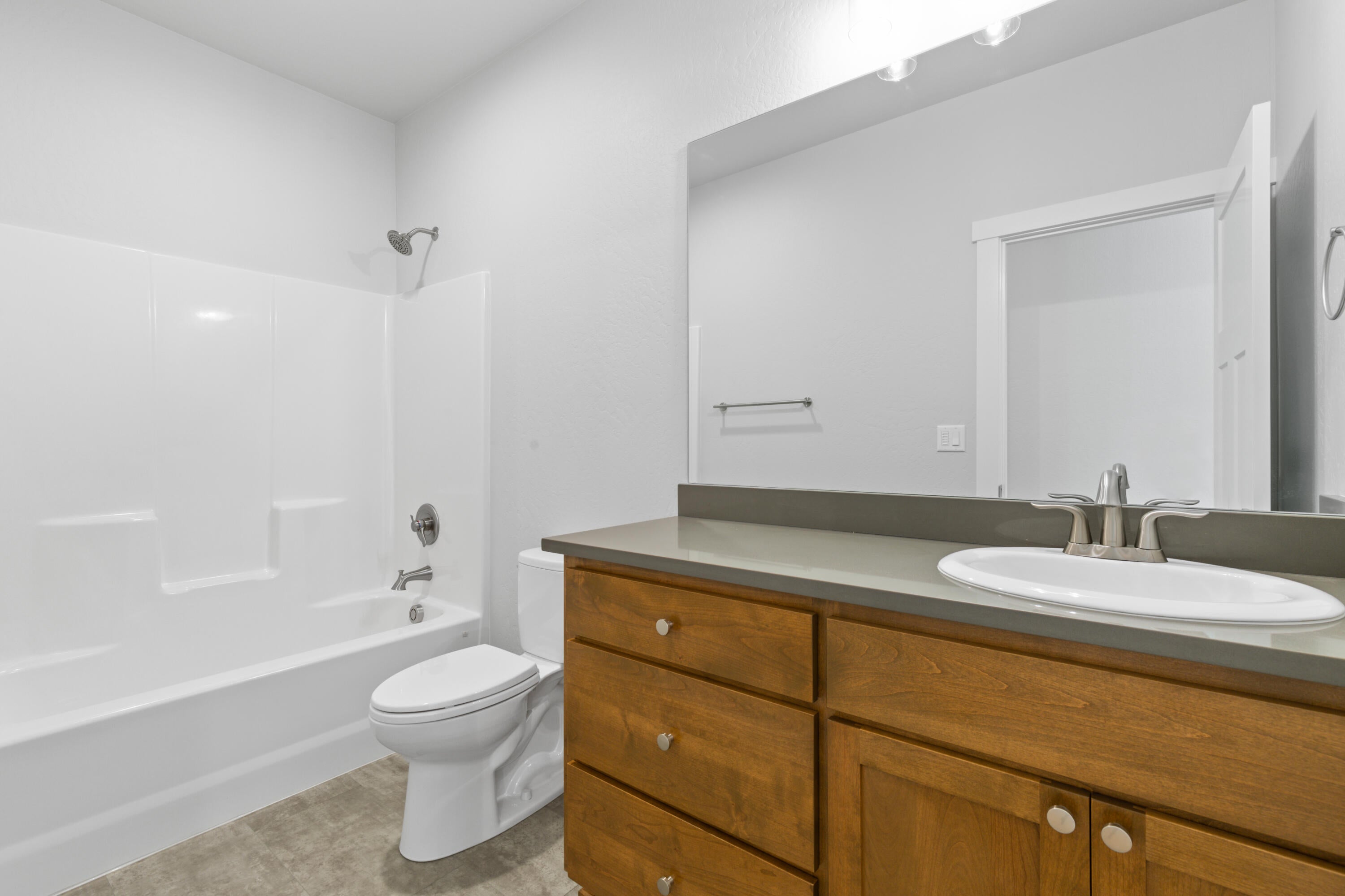 220 Autumn Ridge Road Talent, OR 97540 - Photo 20 of 27 Well appointed guest bathroom with extra storage.