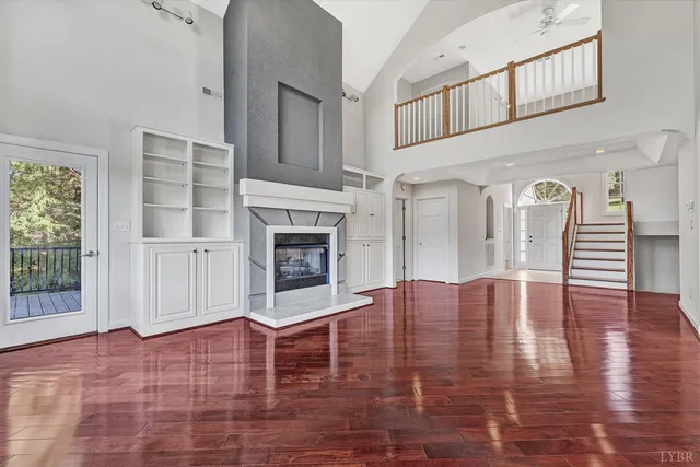 a bathroom with a bathtub and window